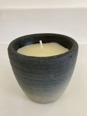 Coastal, 'Sea Salt' Ombre Clay Pot, Small