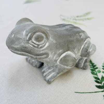 Concrete Frog Decoration by Gisela Graham