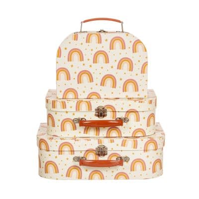 Earth Rainbow Storage Cases, Set of 3