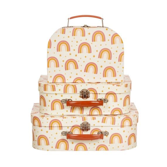 Earth Rainbow Storage Cases, Set of 3
