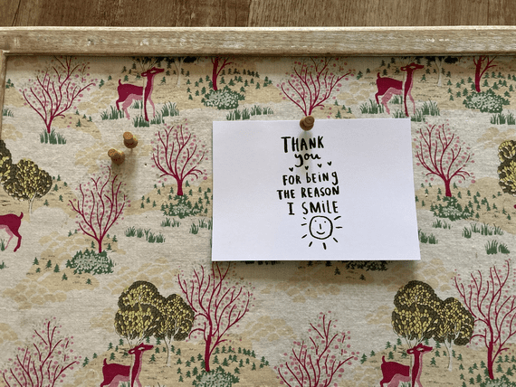 Enchanted Forest Cork Pin Board/Memo Board