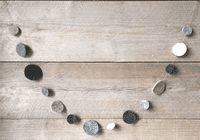 Felt Circles Garland,  100cm East of India