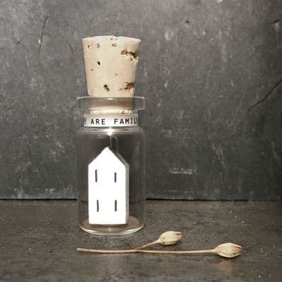 Glass House Bottle, 'We Are Family' by East of India