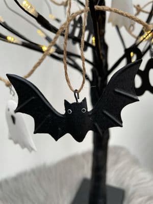 Halloween Metal Bat Hanging Decoration
