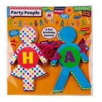 Happy Birthday Party People Banner
