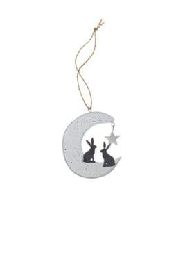 Hares on Moon, Hanging Decoration