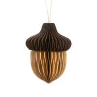 Honeycomb Paper Acorn , Hanging Decoration