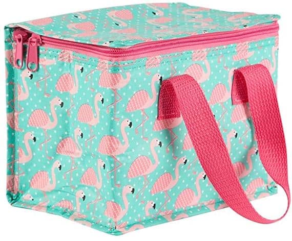 Insulated Lunch Bag - Flamingo Print