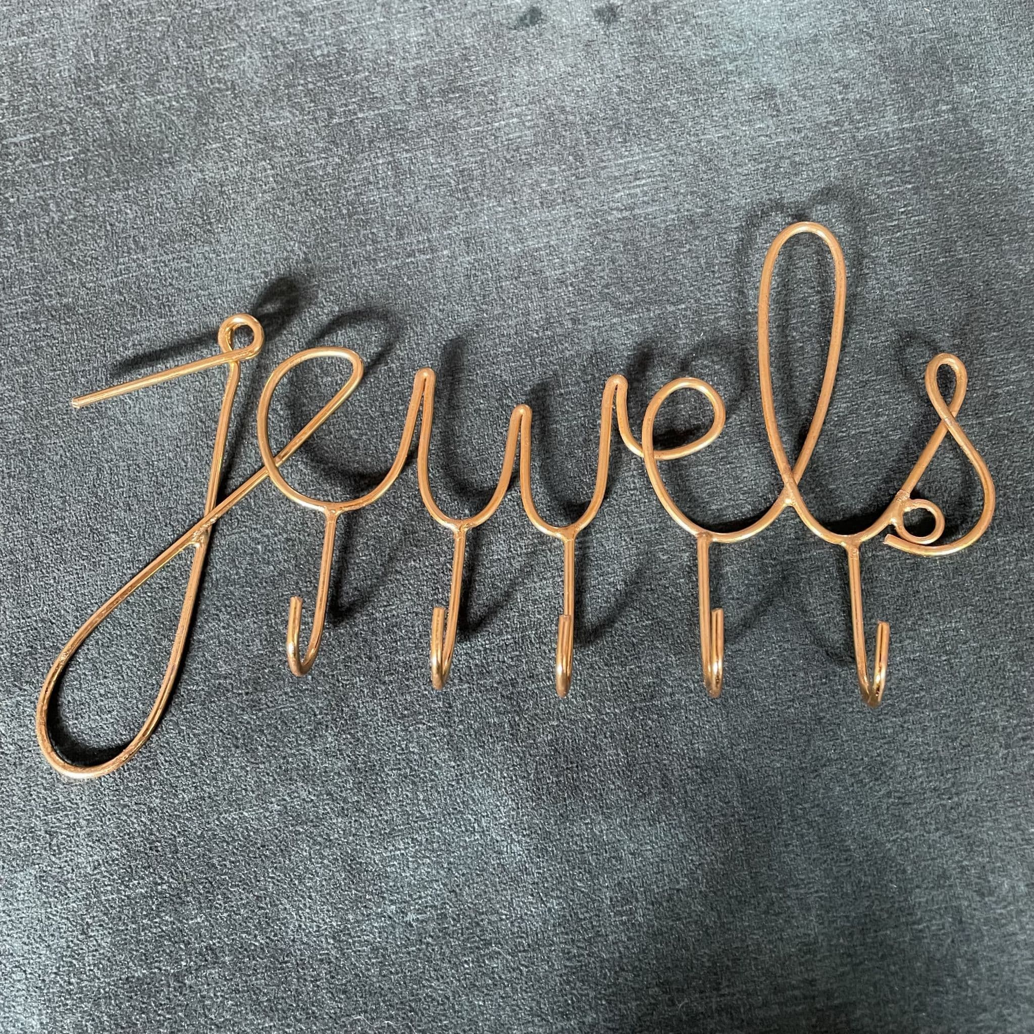 Jewellery Hooks Gold Hammered Wire
