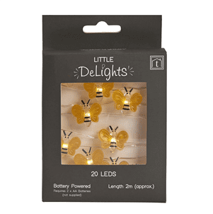 LED Bumble Bee Fairy Lights String