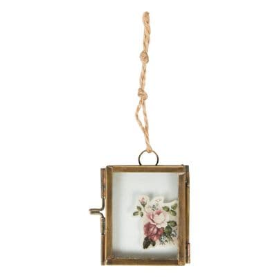 Little Brass Hanging Photo Frame