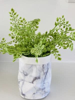 Marble Small Round Paper Storage  Bag/Basket/Planter