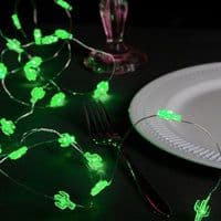 Mini Cactus LED Fairy Lights String