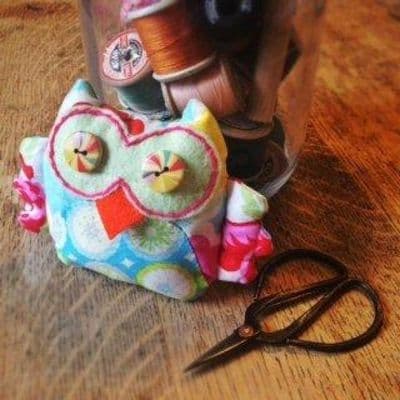 Patchwork Owl Sewing Kit, by the Crafty Kit Company