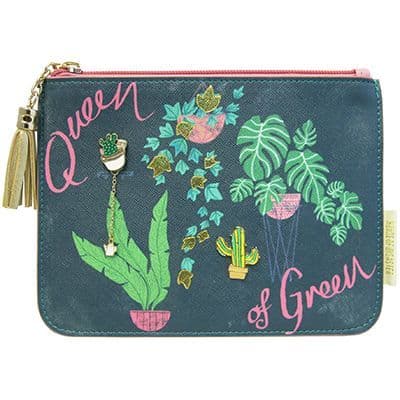 Queen of Green Plant Lover  - Make Up Bag/Pencil Case