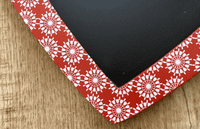 Red Scandi Style Heart Chalkboard by Gisela Graham