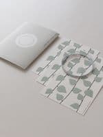 Sage Green Leaf Paper Garland/Wreath Simple Craft Kit