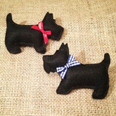 Scottie Dogs, Sewing Kit, by the Crafty Kit Company