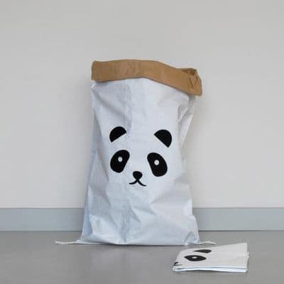 SECONDS Large Reusable Paper 'Panda' Storage Bag