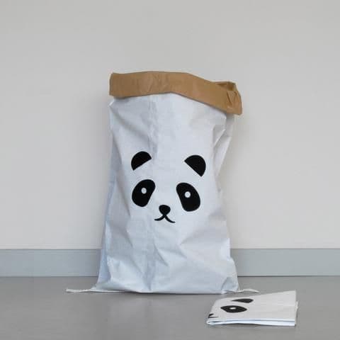SECONDS Large Reusable Paper 'Panda' Storage Bag
