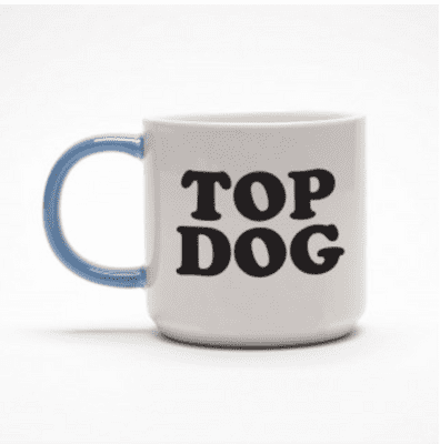 Snoopy and Friends, 'Top Dog' Caption  Mug