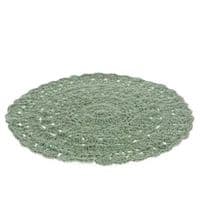 Soft Green Crochet Placemat/Plant Mat