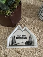 Tea Bag Mountain, Ceramic Tea Bag Holder Dish