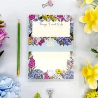Things I need to do, Cottage Garden A5 List Pad