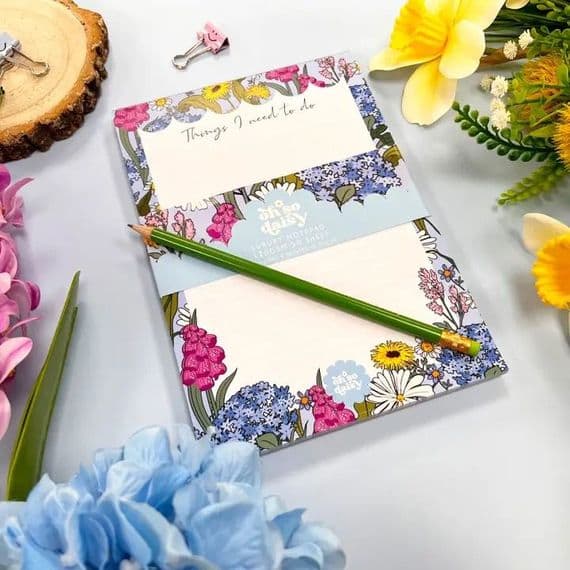Things I need to do, Cottage Garden A5 List Pad