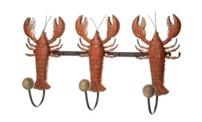 Triple Lobster Wall Hooks