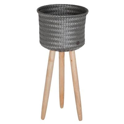 Up High Storage Basket/Planter - Dark Grey