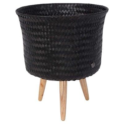 Up Mid Storage Basket/Planter - Black