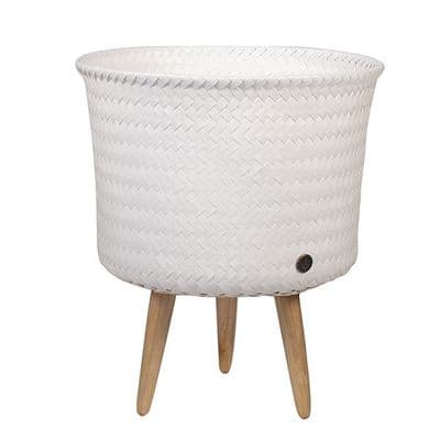 Up Mid Storage Basket/Planter - Simply White