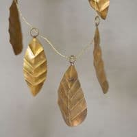 Vintage Gold Leaf  Garland. 150cm