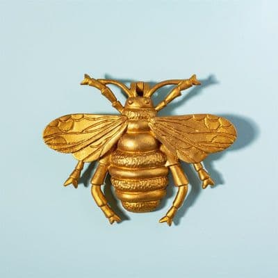 Vintage Style Gold Bee Knocker