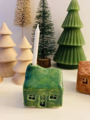 Wee Candle Bothy/House -  Moss Green