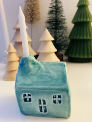 Wee Candle Bothy/House -  Seafoam