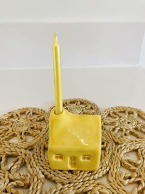 Wee Candle Bothy/House -  Yellow