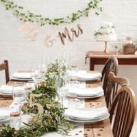 Wooden Heart Outline Table Confetti/Sprinkles