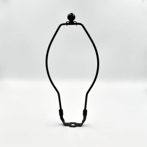 10" Black Harp & Finial Set