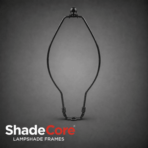 10" Black Harp & Finial Set ID: 9735