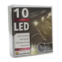 1 metre LED Fairy Lights - Warm White - Timer Function | Dannells