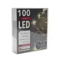 100 Micro LED Fairy Lights - 10m - Warm White - Timer Function | Dannells