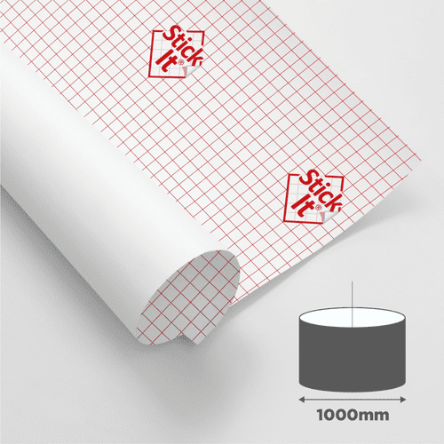 1000mm Diameter - Self Adhesive Panel- EXTRA RIGID  - 3172mm length