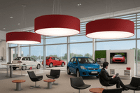 100cm Circular Lampshade HUGE Metre Ring Set