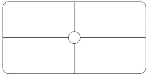 10cm x 20cm Rounded Rectangle Lampshade Frame Set