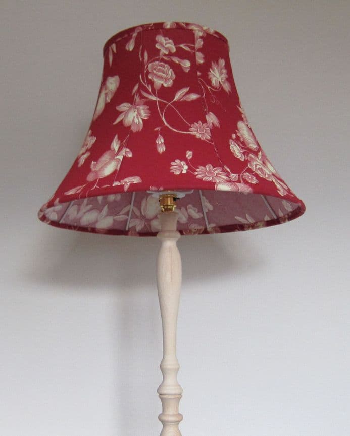 12" Bowed Empire Lampshade Frame with R/G Fitting