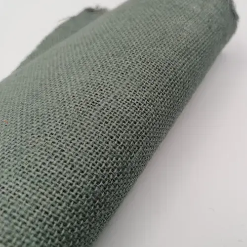 Steel Grey Hessian Fabric | 120cm Width