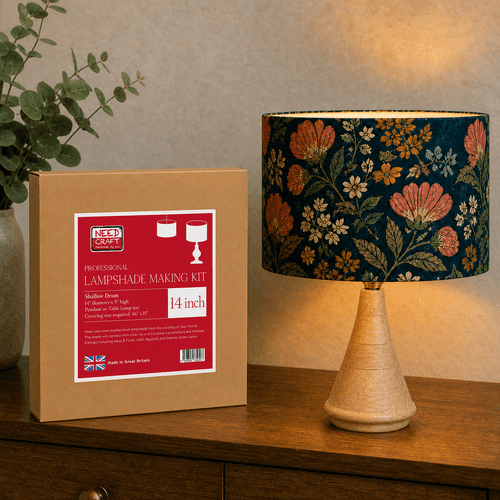 14" Inch Shallow Drum - Lampshade Making Kit