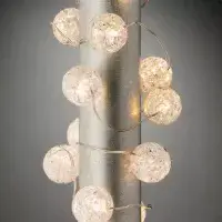 15 Crystal Beaded Ball LED Fairy Lights - Battery Powered | Dannells